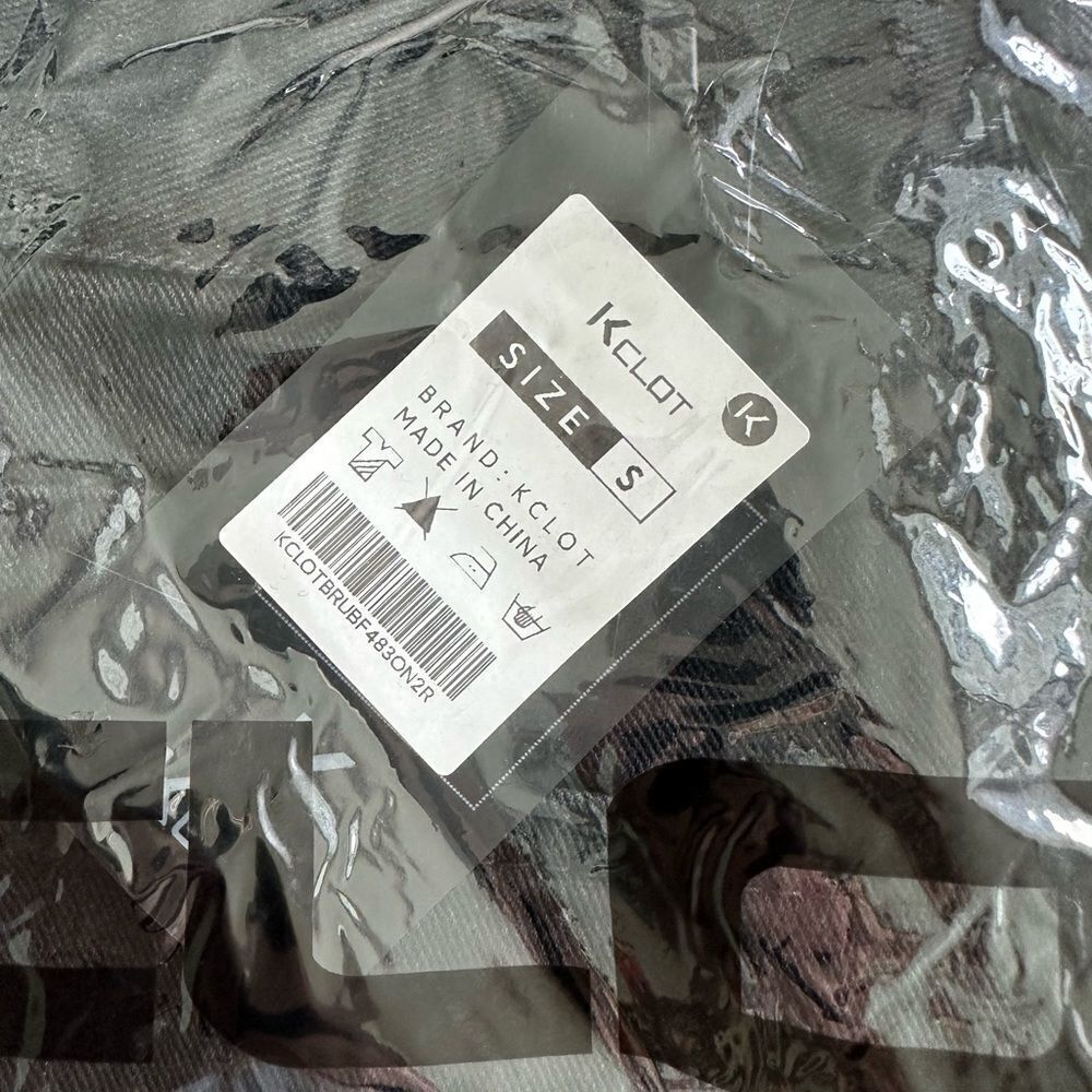 KClot Snake Print Boyfriend Jeans Black/Red S (28) NWT IN PACKAGE - Picture 6 of 7
